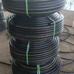 Saura Plast HDPE wiring pipe coils, made in Nepal by Safa Urja