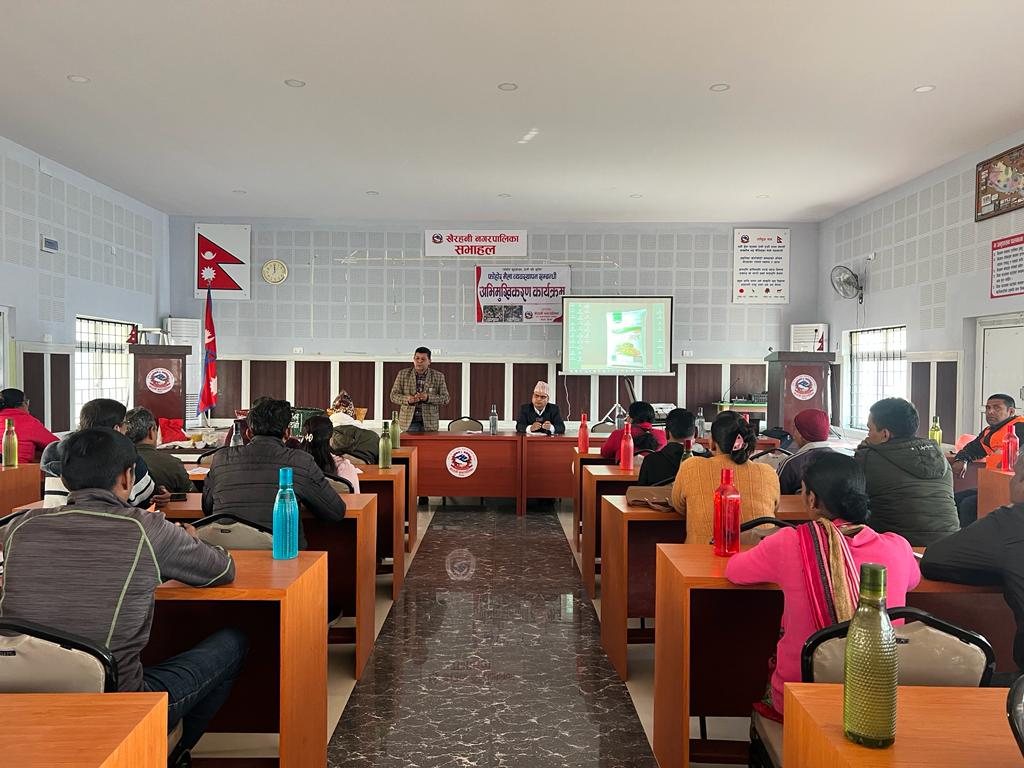 Waste management orientation programme in Khairahani - 1