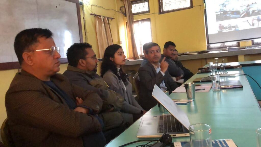 Climate change interaction programme on water and air in Khairahani - 2