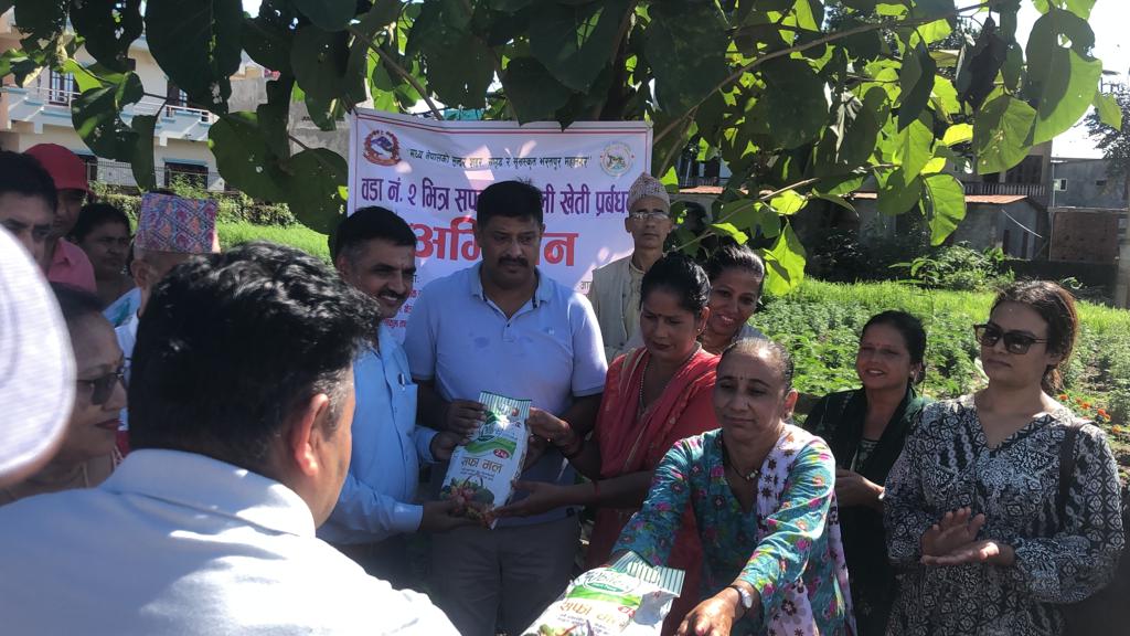 Safa Mal at the Ward 2 clean green farming campaign, Bharatpur - 2
