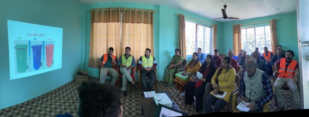 Ward-level waste management awareness programme in Khairahani - 10
